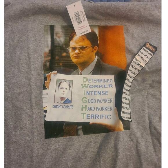 The Office - "Dwight" Spencer's Adult Medium T Shirt (Unisex) - Picture 3 of 3